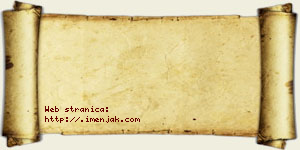 Tanja Ćatić vizit kartica